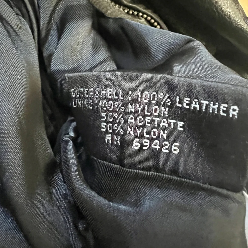 Wilsons Leather Vintage Genuine Leather 90's Trench Coat - Small - Picture 9 of 14